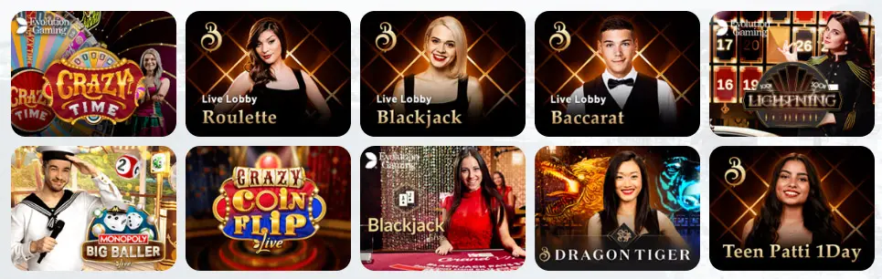 Jeux de casino en direct 4Kasino Casino