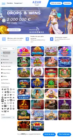 l'application et interface 4Kasino Casino
