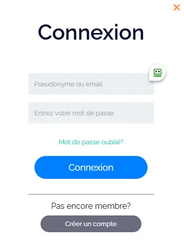 Connexion des membres du 4Kasino